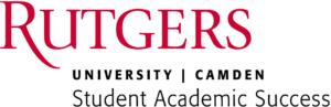 Rutgers-Camden Campus Student Academic Success logo